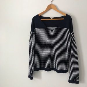 GAP // striped navy and white sweater